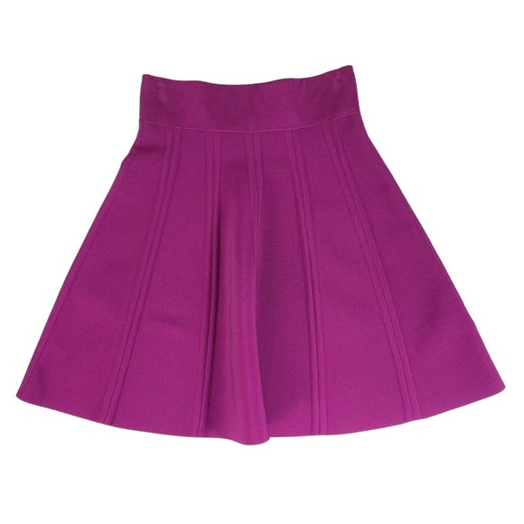 Ted Baker London Skirt Size US Small 4 / Skater Magenta Fuschia Pink Short - Picture 1 of 8